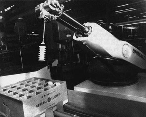 Первый промышленный робот Unimate